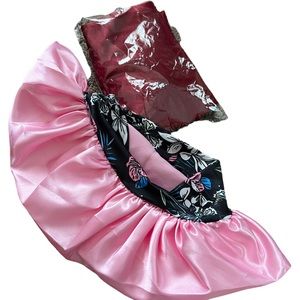 Night cap, bonnets, NWT, never worn, pink and maroon. OS